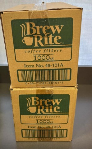 Brew Rite Coffee Filters Box