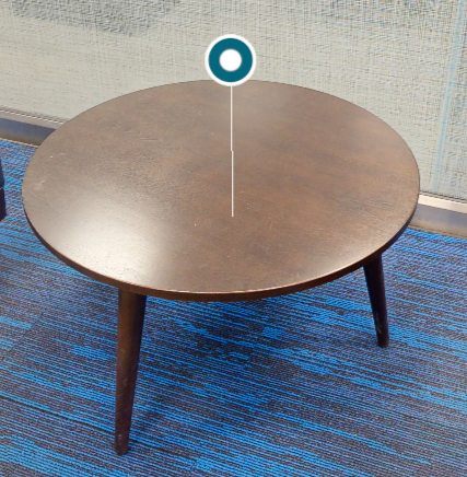 Round coffee table