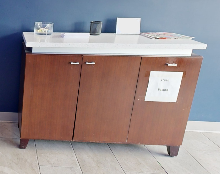 3 door coffee credenza