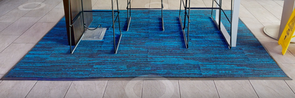 Blue rug