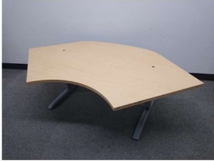 Desk, Corner, KI, 52, Maple