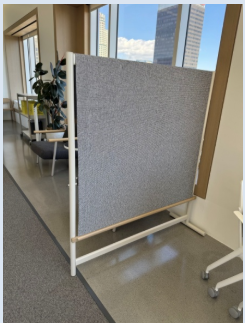 ROUTES GATHERED FABRIC MOBILE SCREEN