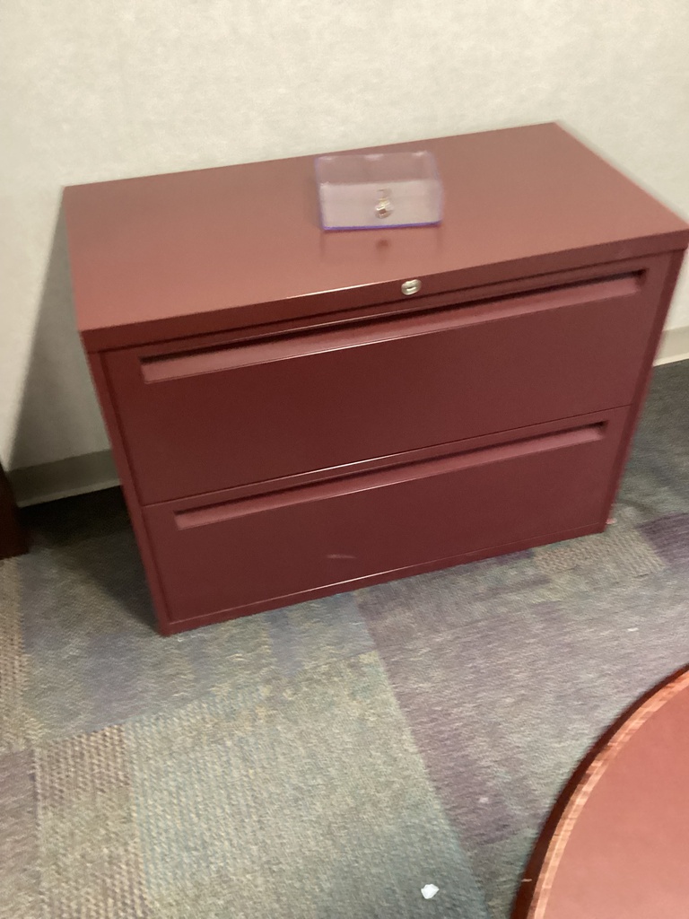 2 Drawer Lateral Marroon