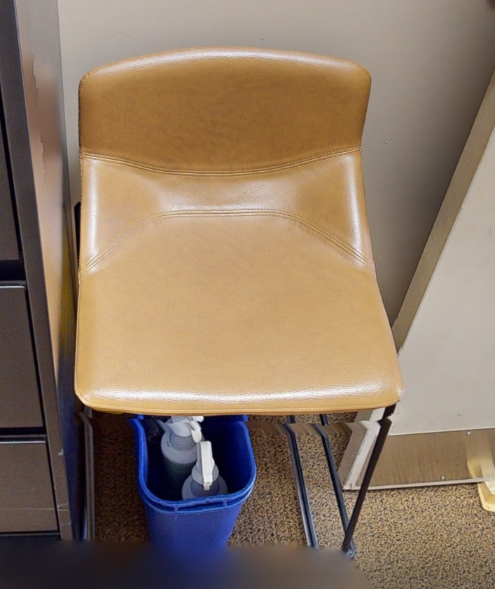 Gold barstool