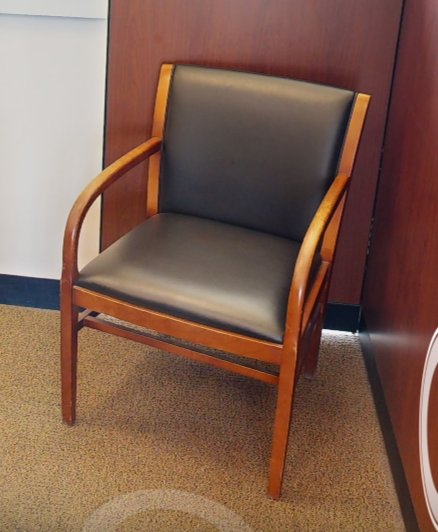 Navy guest chair