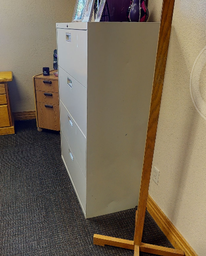 4H Metal Filing Cabinet