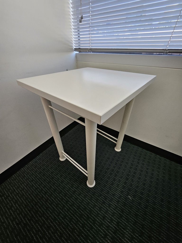 Tall White Table 