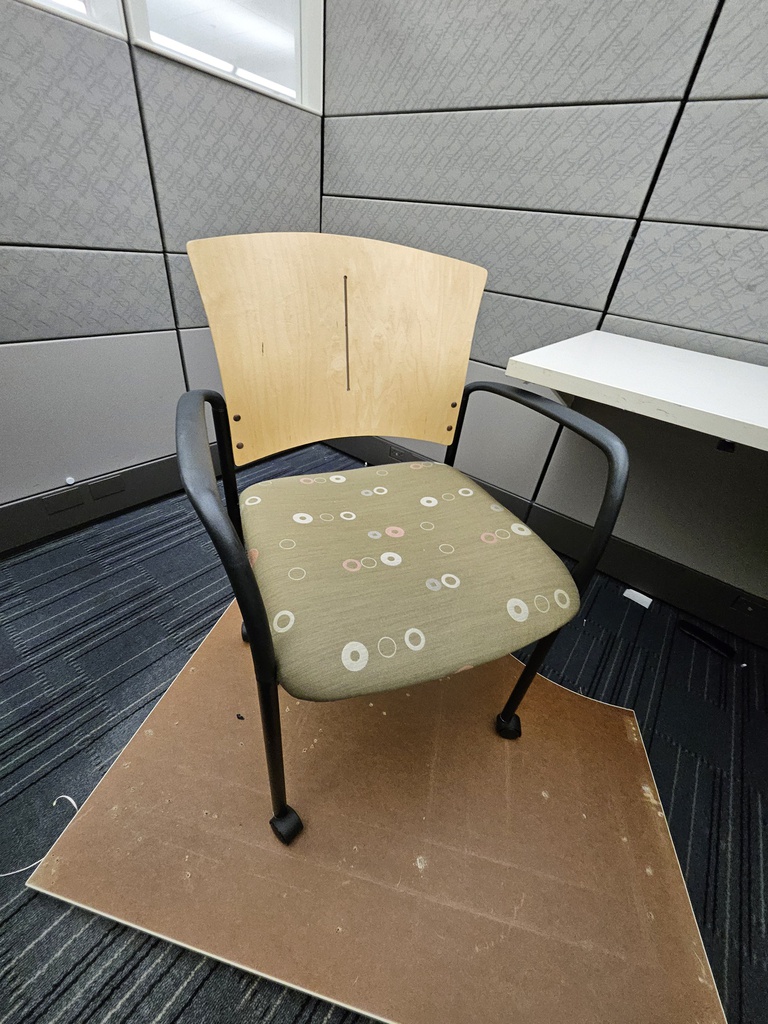 Wood back chair