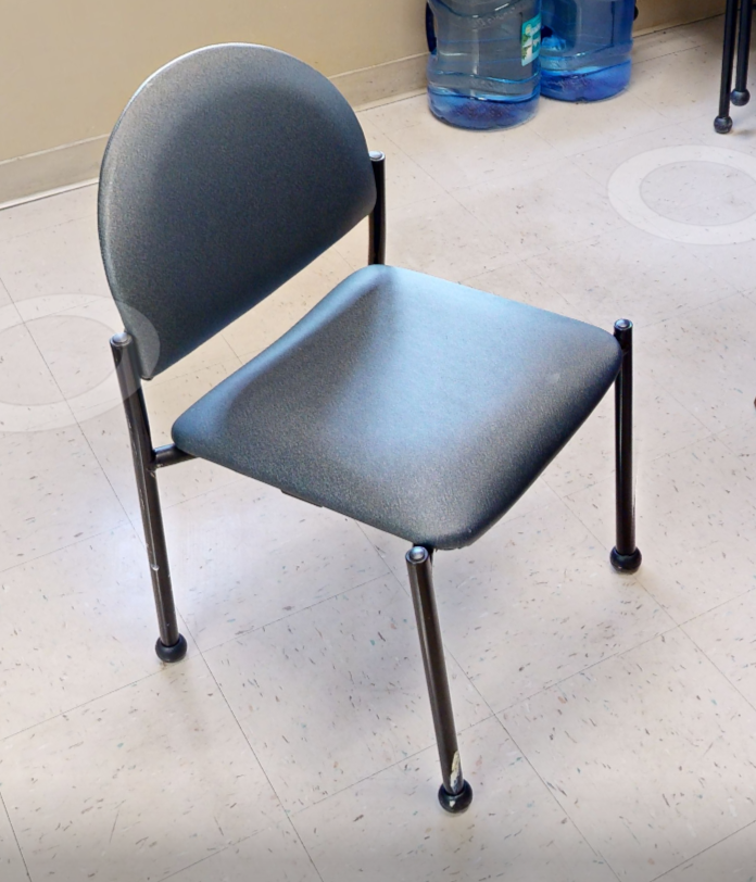 Black cafe chairs