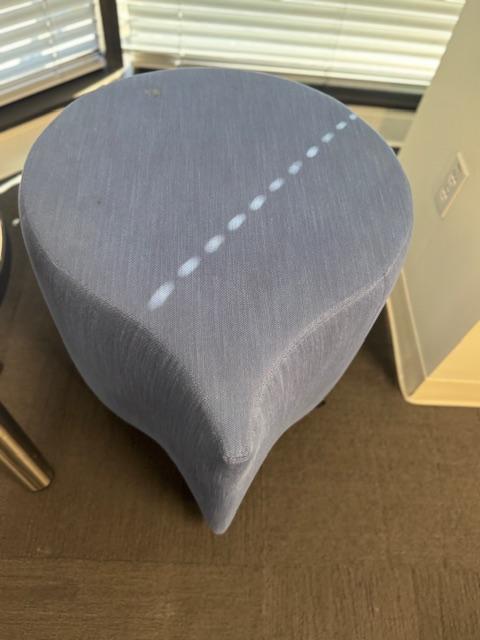 BLUE OTTOMAN