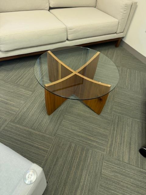 30" GLASS TABLE