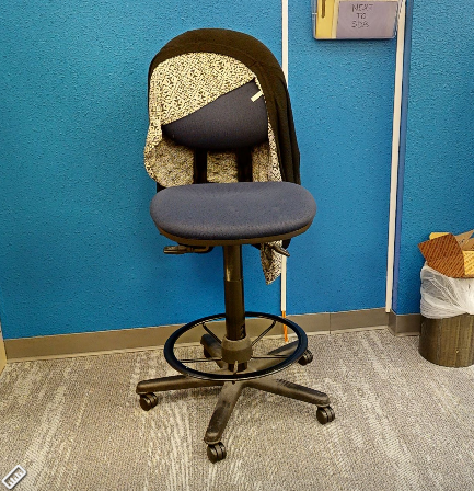 Teller Stool - Blue 