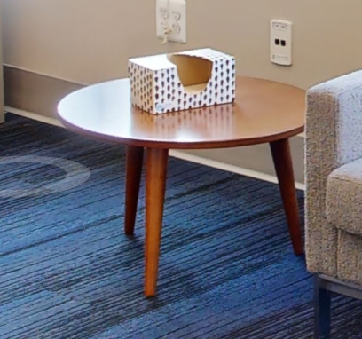 Round coffee table