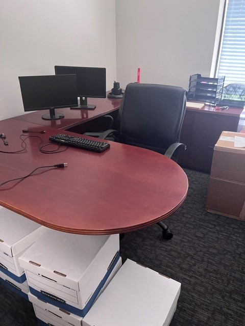 Desk- Dark cherry in color