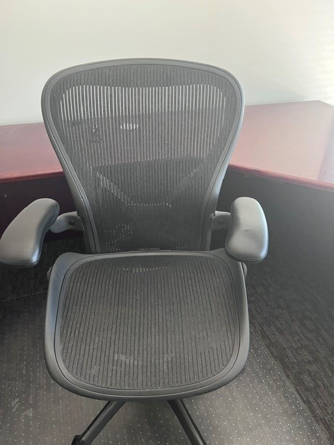 Mesh black chair