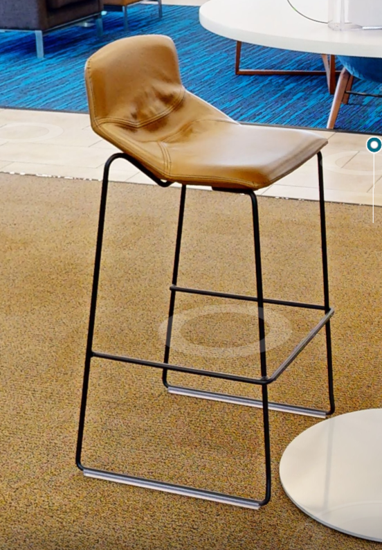Gold barstool