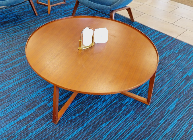 Round coffee table