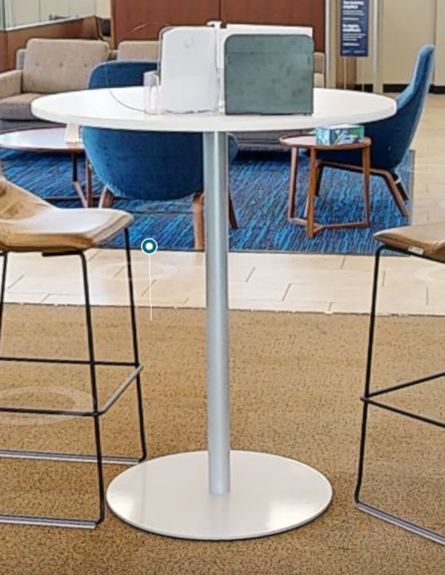 Standing display table