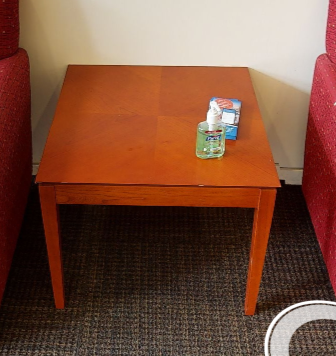 Square coffee table