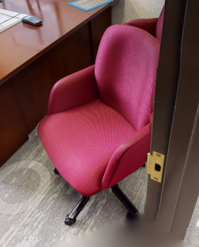 6 Red Chairs (Rolling)