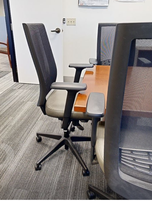 Tall back mobile conference chair