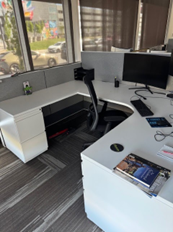 8'x6' WORKSTATIONS W/2 PEDS