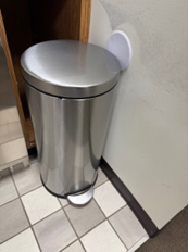 STAINLESS STEEL TRASH CAN