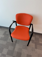 ORANGE SIDE CHAIR