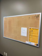 5' CORK BOARD