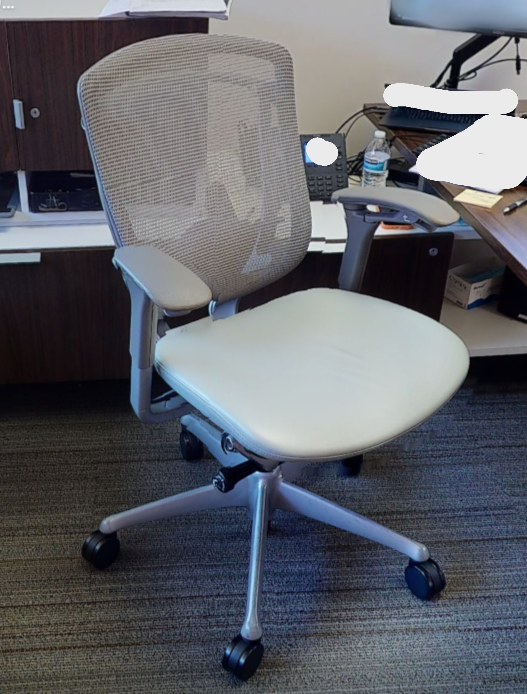 Grey task chair