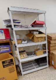 metal shelving