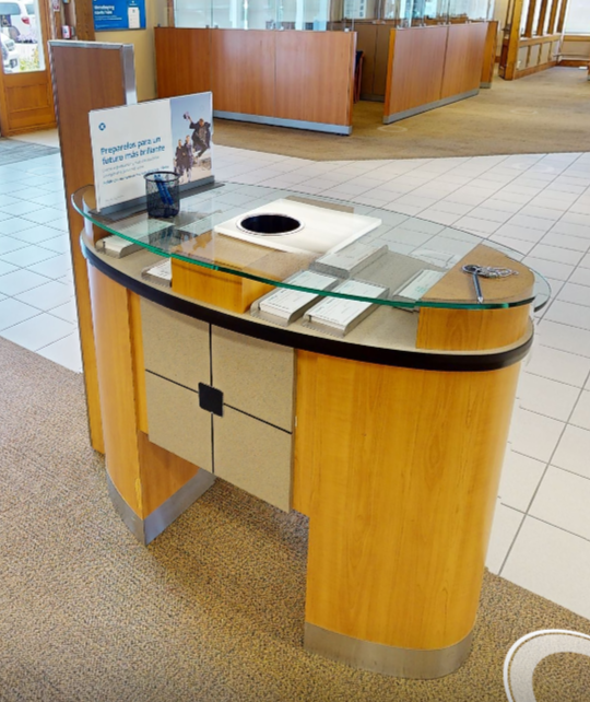 Cheque desk