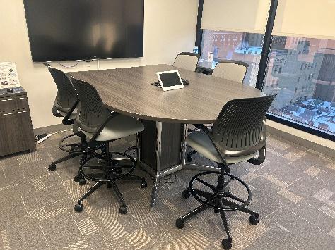 Collaboration room table