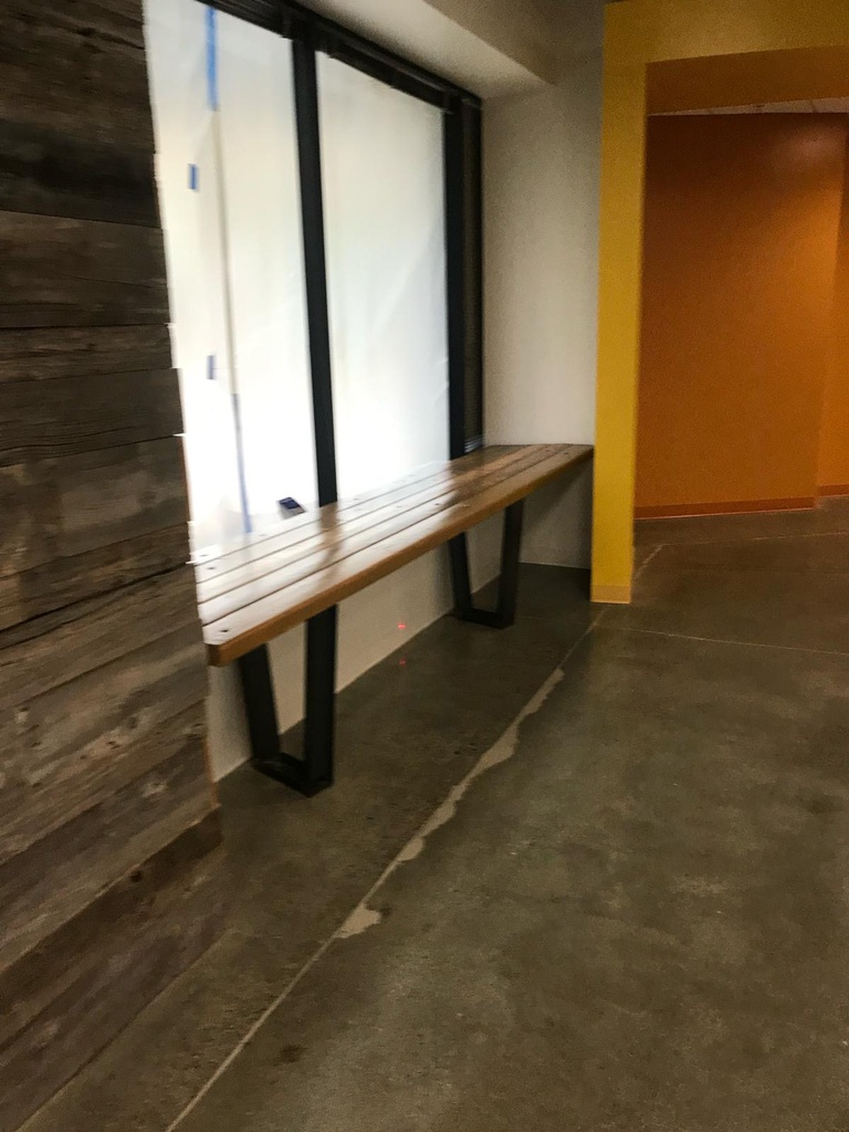 Shorter Wood Work Table (12’ x 2’)