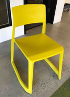 Yellow-green tilting chair