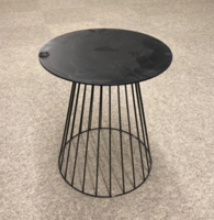 Black side table