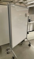 Rolling whiteboards (grey frame)