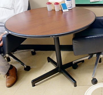 Round meeting table