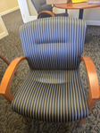 Guest chair – striped