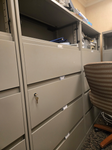 Metal 5 drawer file