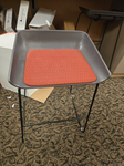 Stool with padded seat