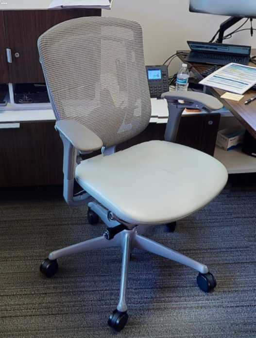 Grey task chair