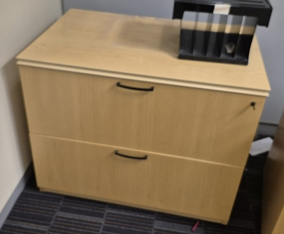 Wooden 2-High Lateral File