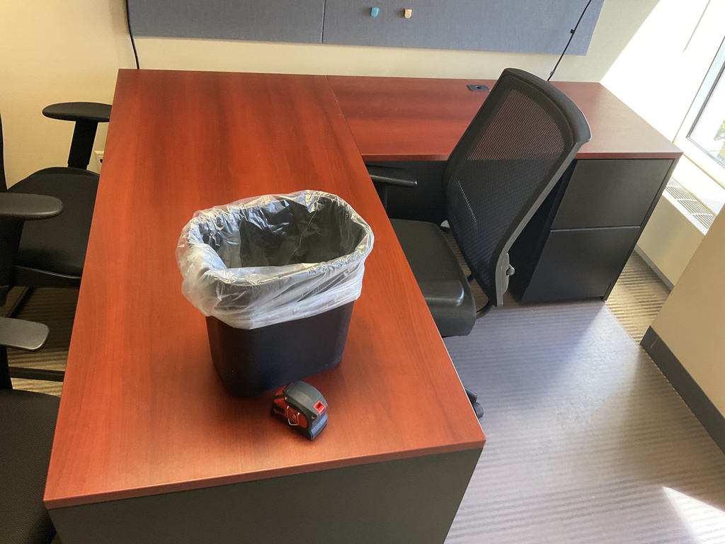 78x66x30 L SHAPED DESK