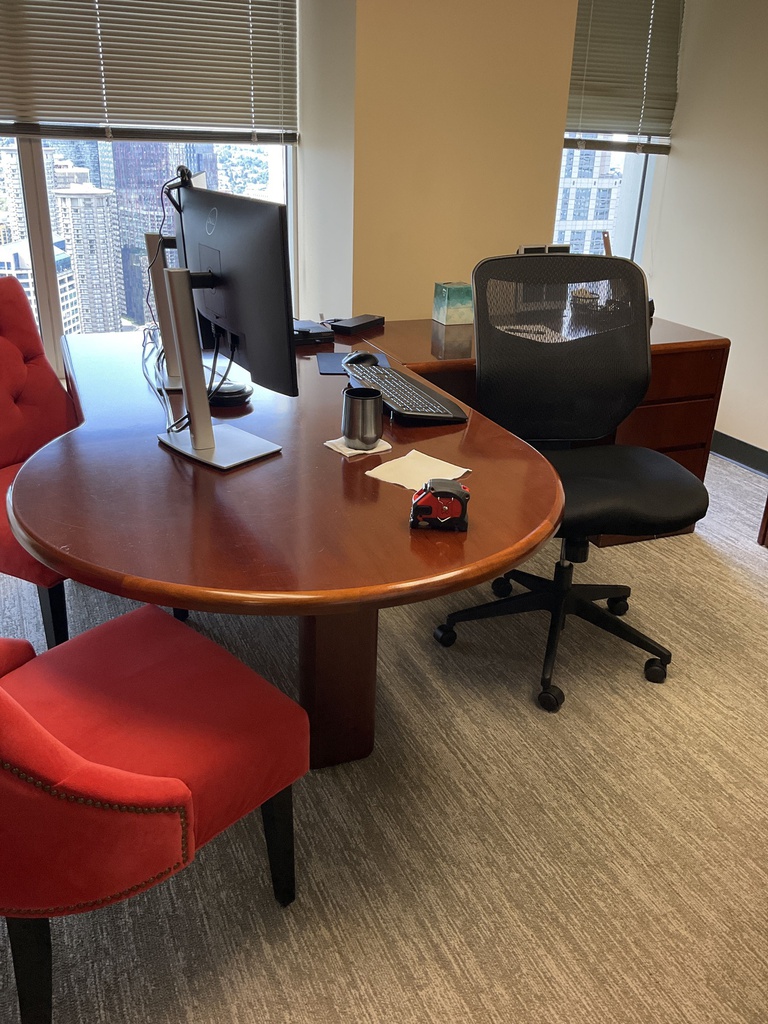 72x84x28 L SHAPED DESK