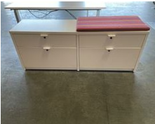 4 Drawer Lat File With Cushion Top