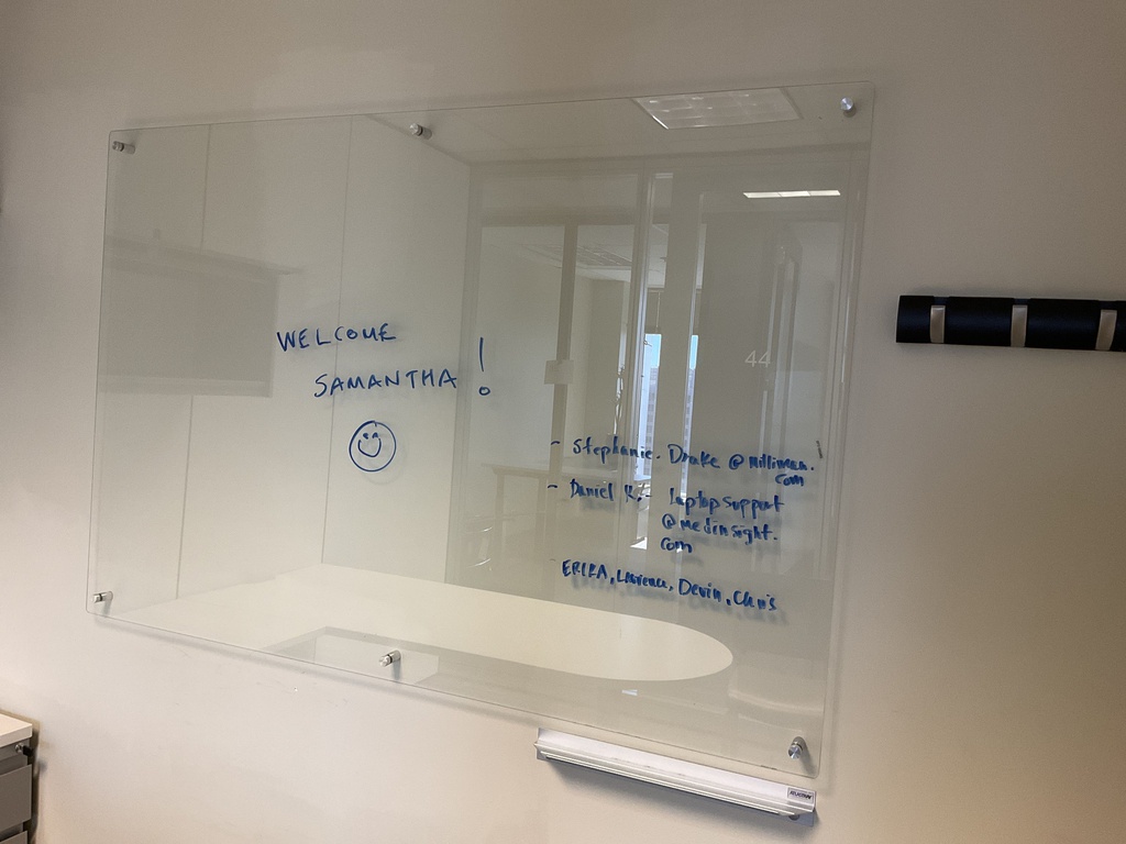 59 X 39 1/2 CLEAR BOARD