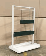 Open Planter Kiosk, Hanging (3 wide) Planter, 36Wx72H