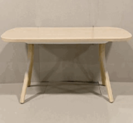 Soft Rectangle Canteen Table, Task Height, No Cut-Out, 72Wx30Dx29H