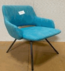 Jima Chair, 4-Leg Base, Low Back